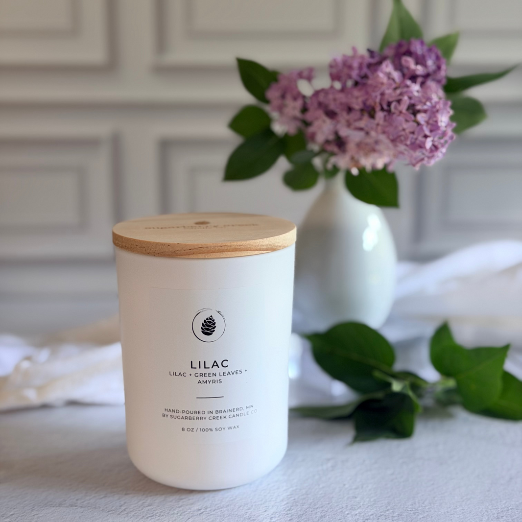 Lilac Soy Wax Candle