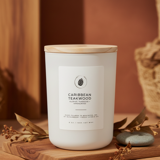 Caribbean Teakwood Soy Candle