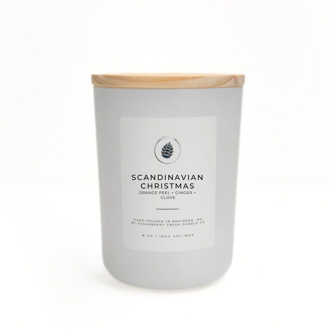 Scandinavian Christmas Soy Wax Candle