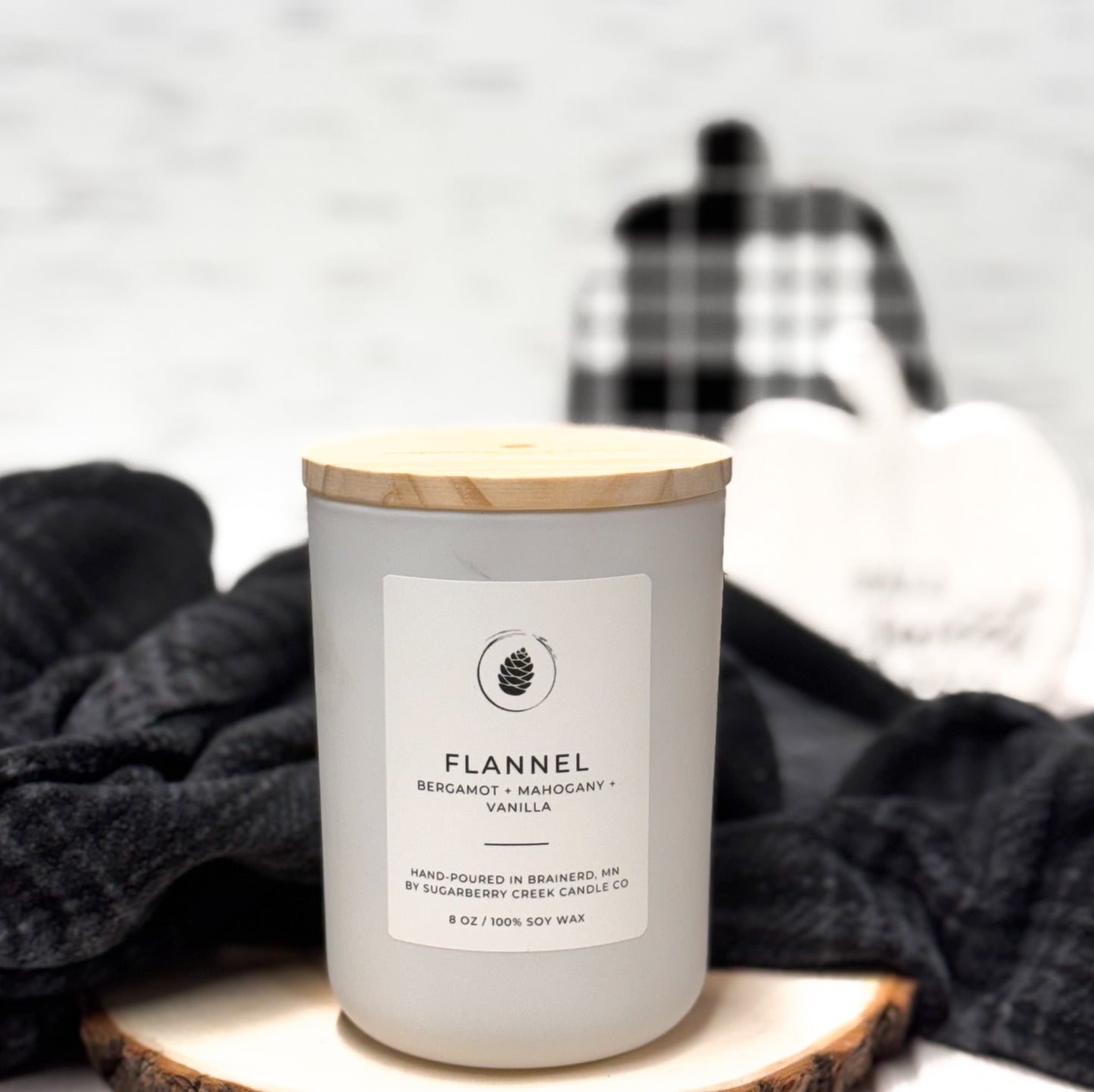 Flannel Soy Wax Candle