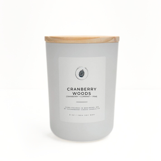 Cranberry Woods Soy Wax Candle