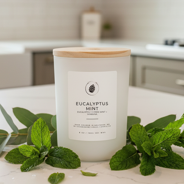 Eucalyptus Mint Soy Wax Candle