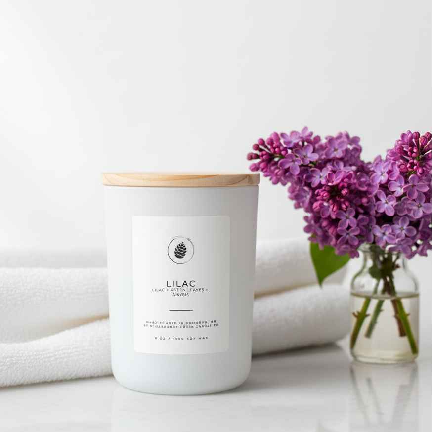 Lilac Soy Wax Candle