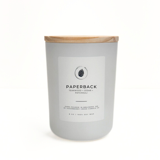Paperback Soy Wax Candle
