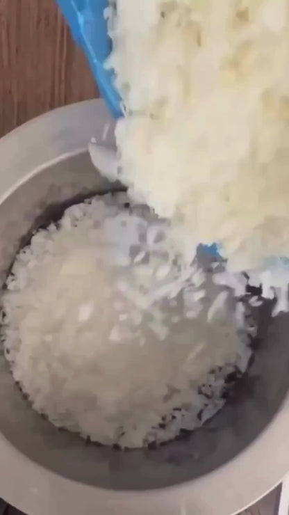 pouring soy was into wax melter and pouring melted wax into candle jars