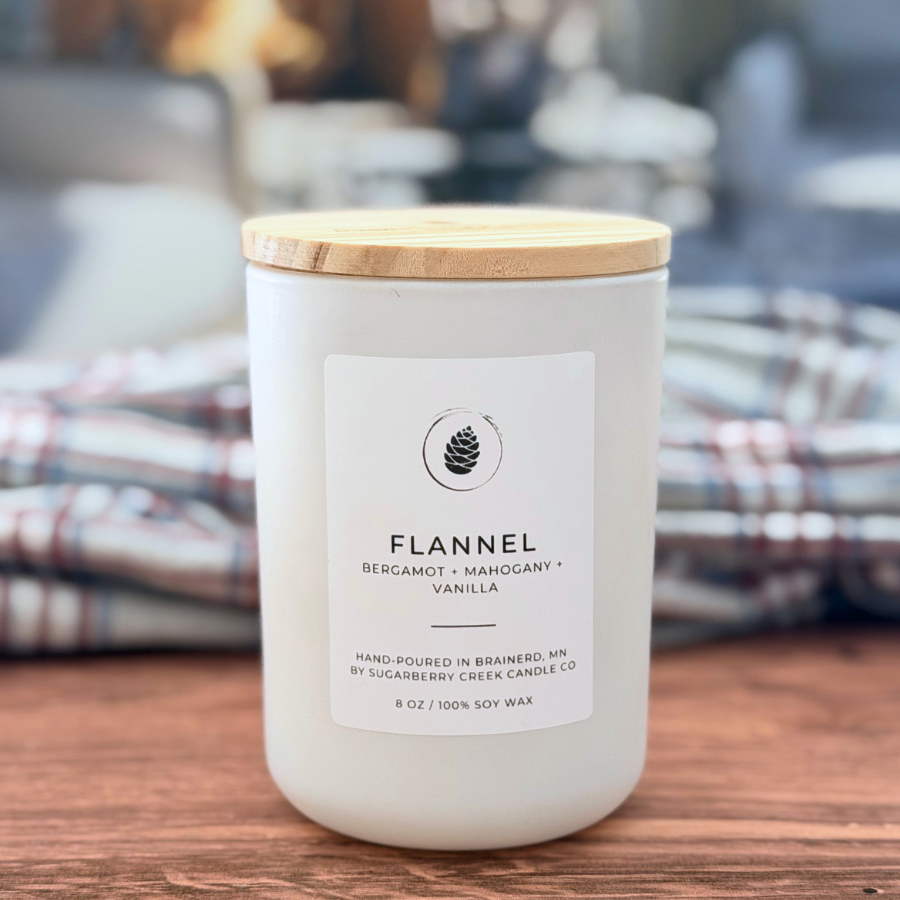 Flannel Soy Wax Candle
